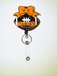 Browns Football Badge Reel